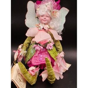 VTG Mark Roberts Fairy Figurine Scent of Flower Ltd Edition Pink Whimsical Box